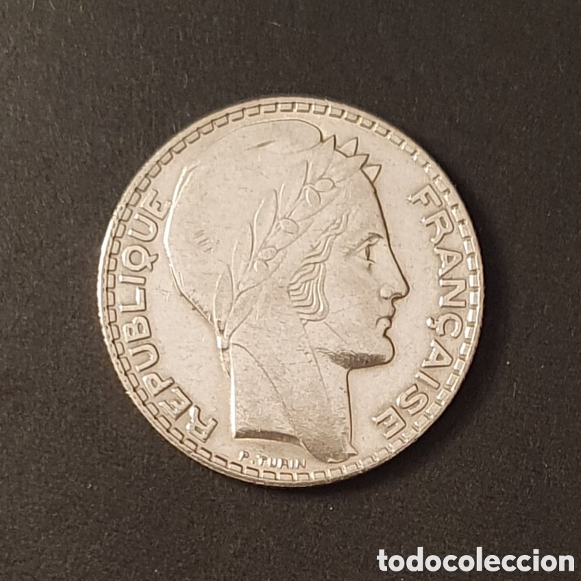 Monedas antiguas de Europa: FRANCIA 10 FRANCOS PLATA 1931 PAR&Iacute;S