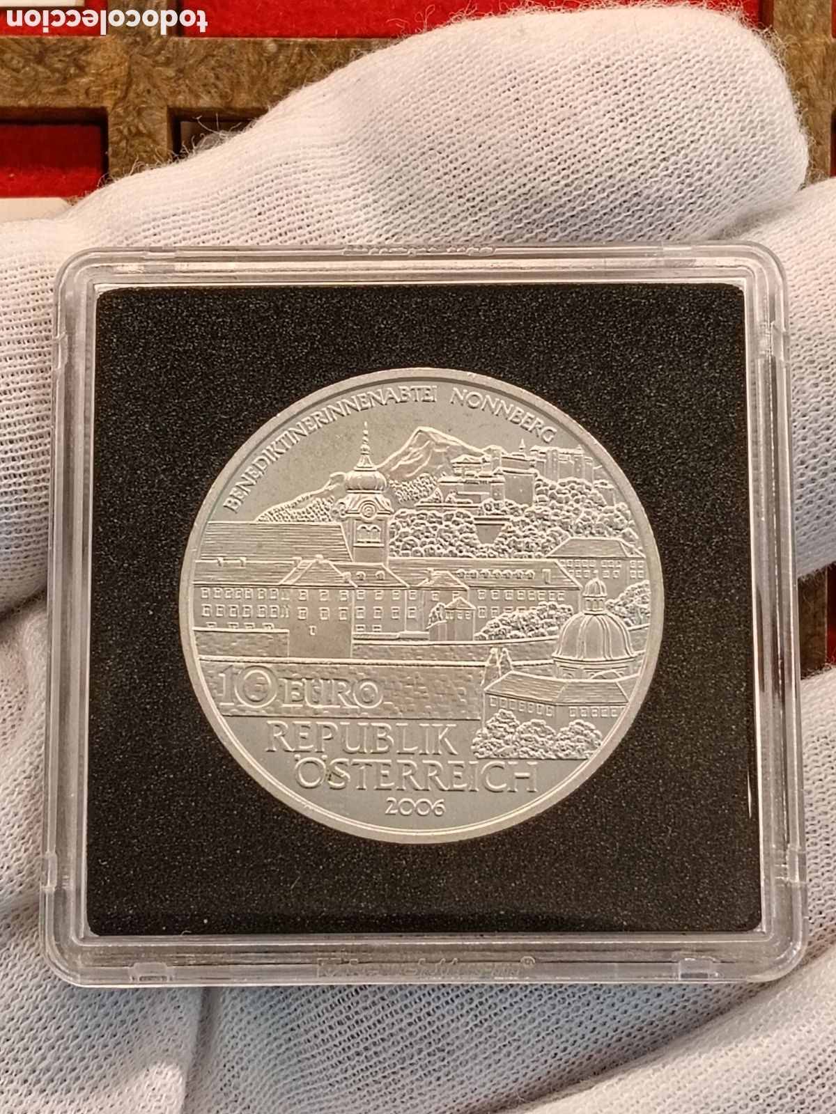 Monedas antiguas de Europa: AUSTRIA . MONEDA DE PLATA 10 EUROS . A&Ntilde;O 2006. ABADIA DE NONNBERG