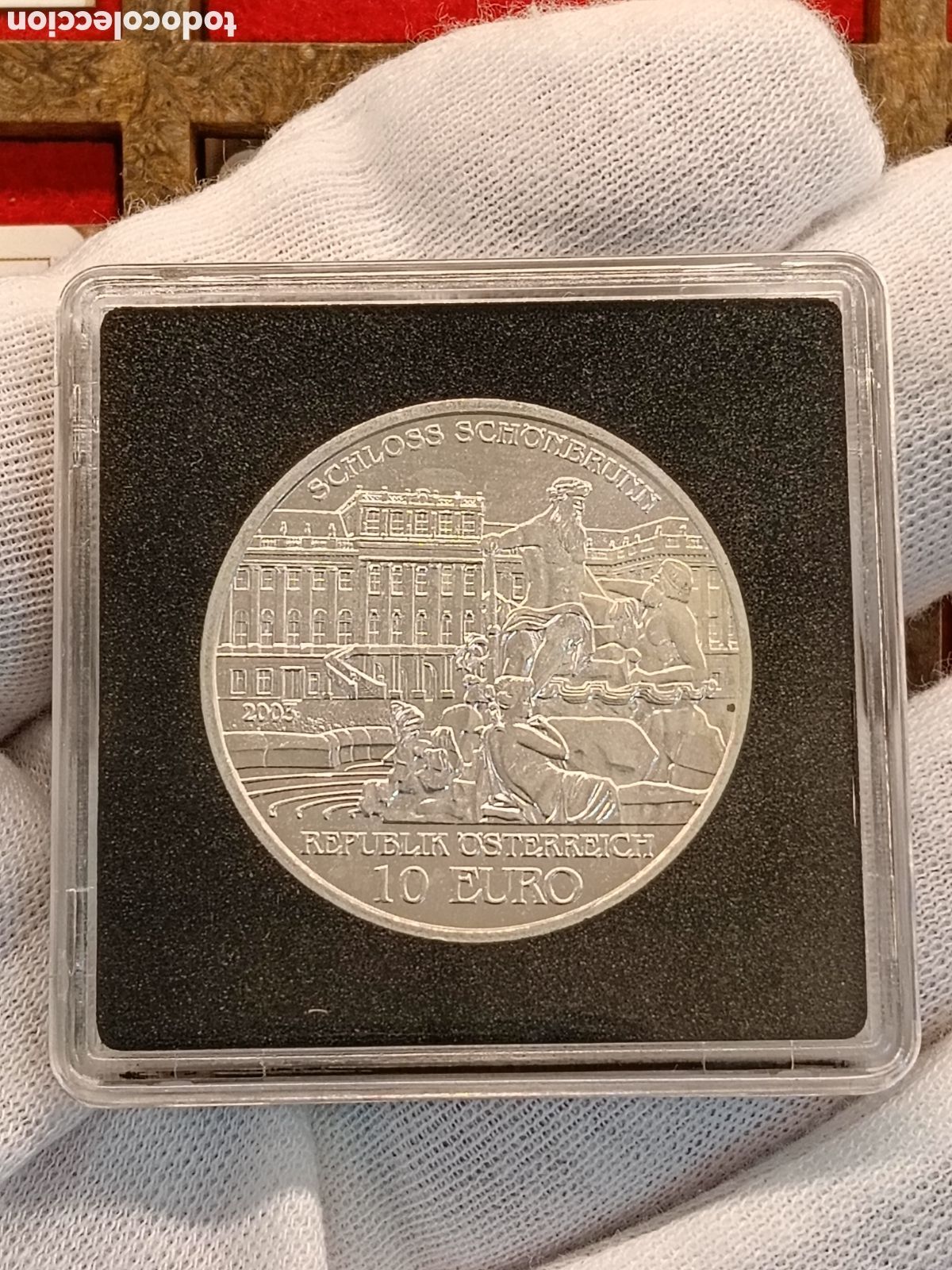 Monedas antiguas de Europa: AUSTRIA . MONEDA DE PLATA 10 EUROS . A&Ntilde;O 2003. PALACIO DE SCH&Ouml;NBRUNN