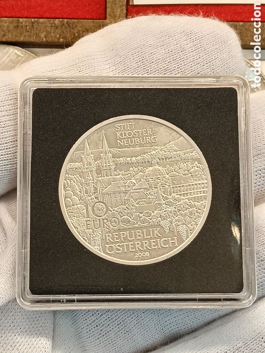 Monedas antiguas de Europa: AUSTRIA . MONEDA DE PLATA 10 EUROS . A&Ntilde;O 2008. MONASTERIO DE KLOSTERNEUBURG