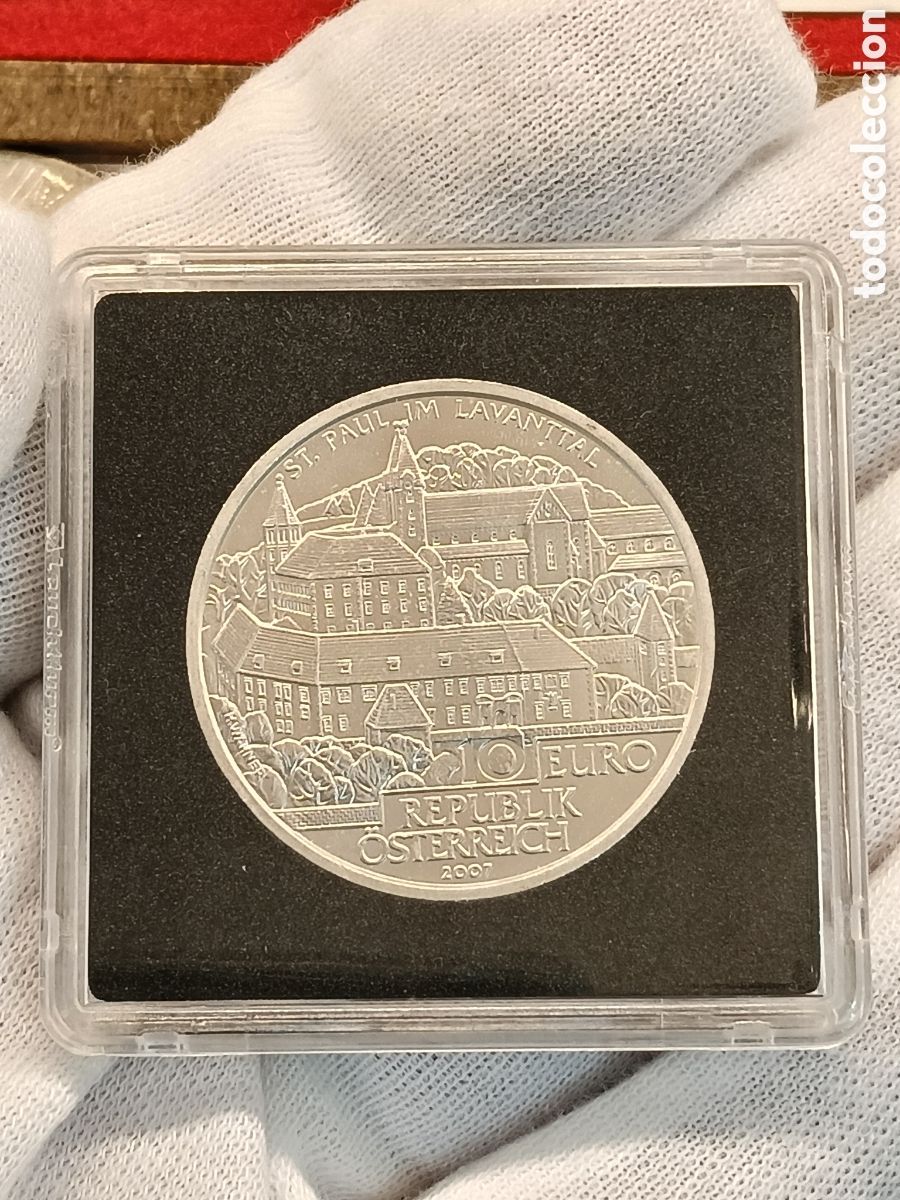 Monedas antiguas de Europa: AUSTRIA . MONEDA DE PLATA 10 EUROS . A&Ntilde;O 2007. CONVENTO ST. PAULIN LAVANTTAL