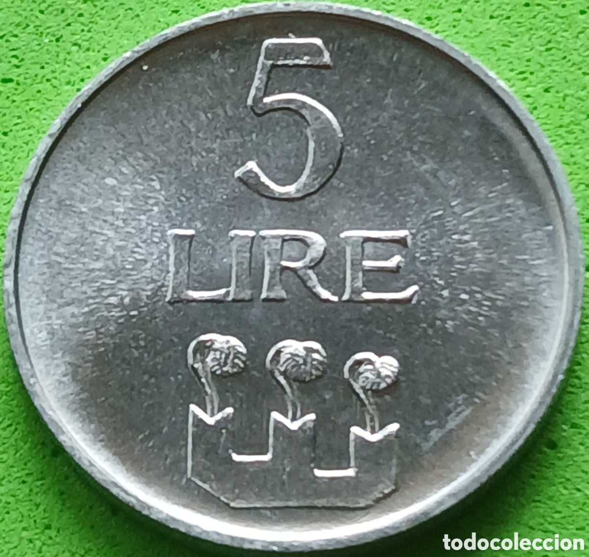 Old Coins of Europe: San Marino 5 liras 1972 km#16