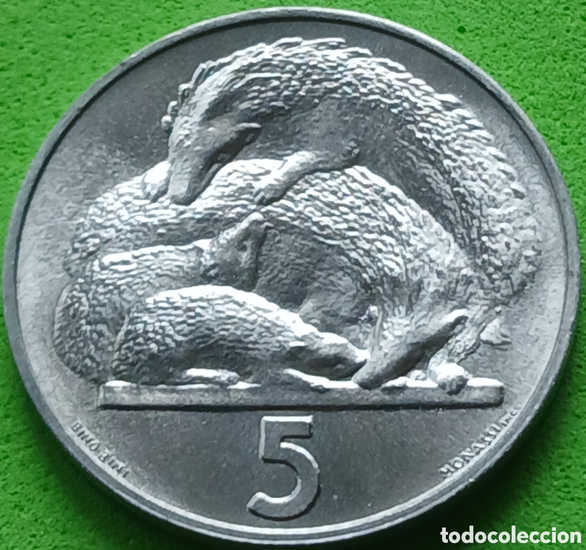 Monete antiche di Europa: San Marino 5 liras 1975 km#42 Amor universo animal