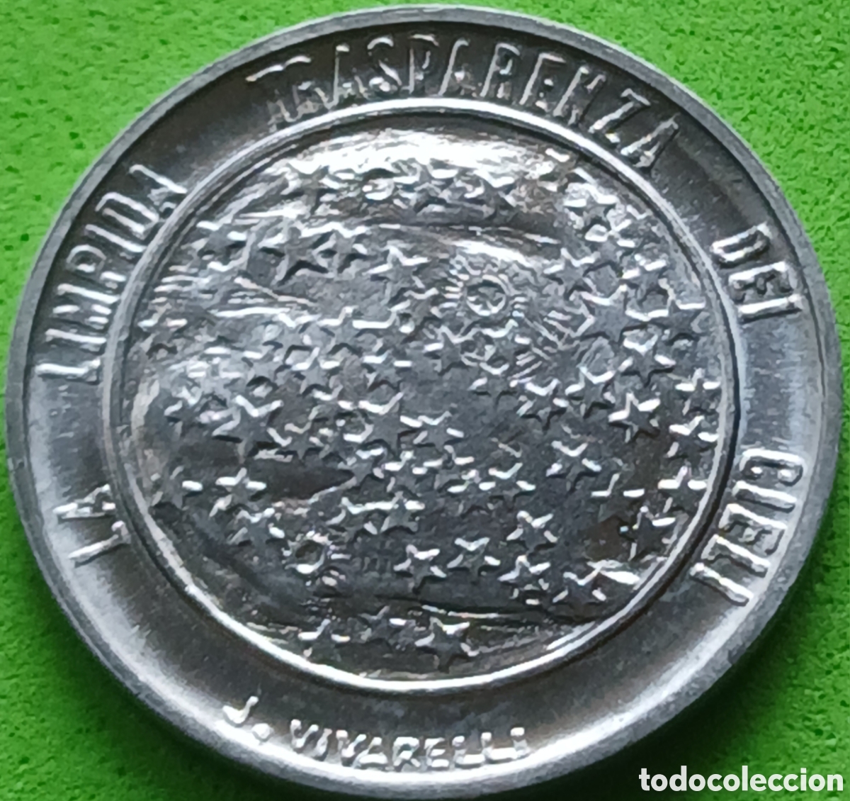 Monete antiche di Europa: San Marino 5 liras 1977 km#65 Ecolog&iacute;a