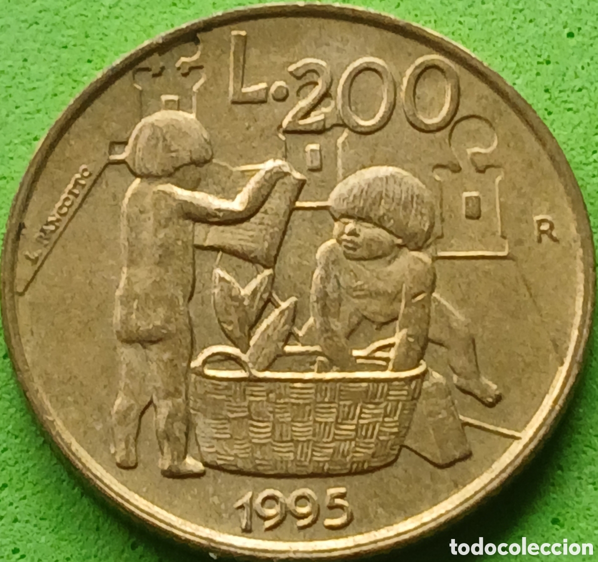 Monedas antiguas de Europa: San Marino 200 liras 1995 km#329