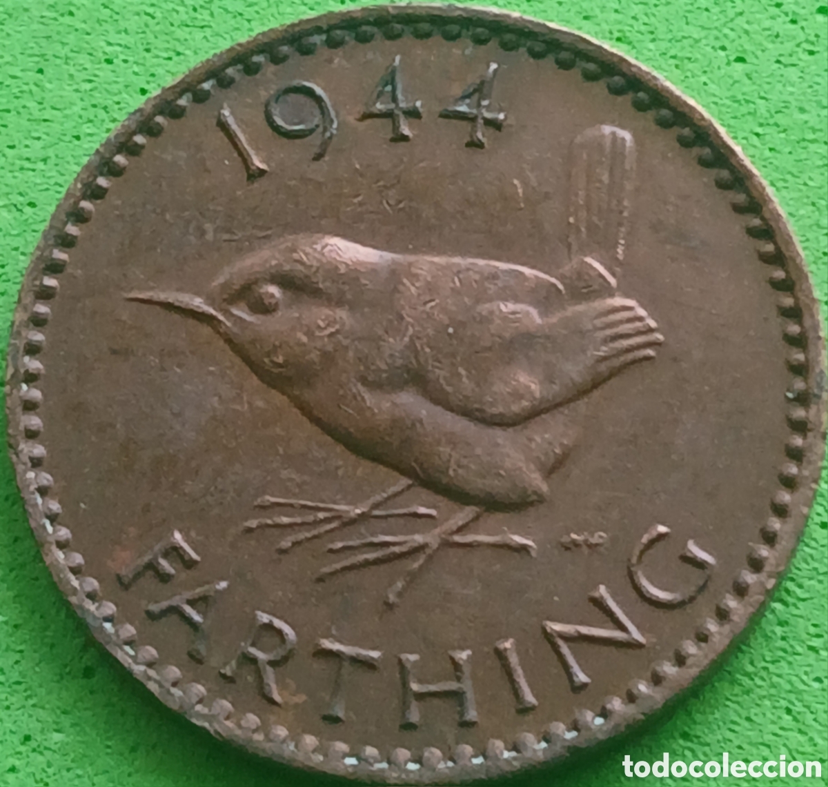 Monedas antiguas de Europa: Reino Unido farthing 1944 km#843