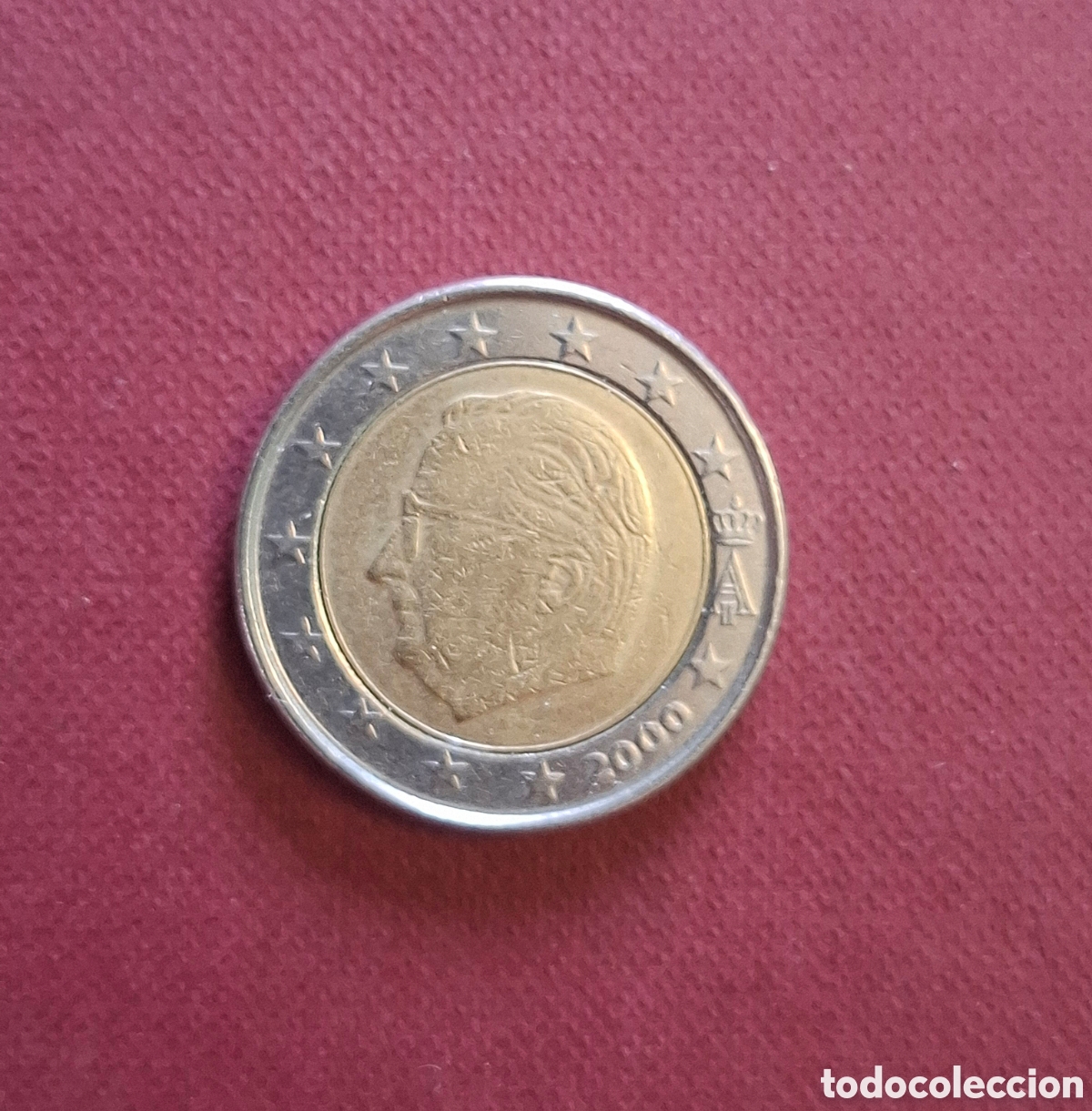 Monedas antiguas de Europa: Moneda de 2 Euros - B&eacute;lgica 2000 - Rey Alberto II