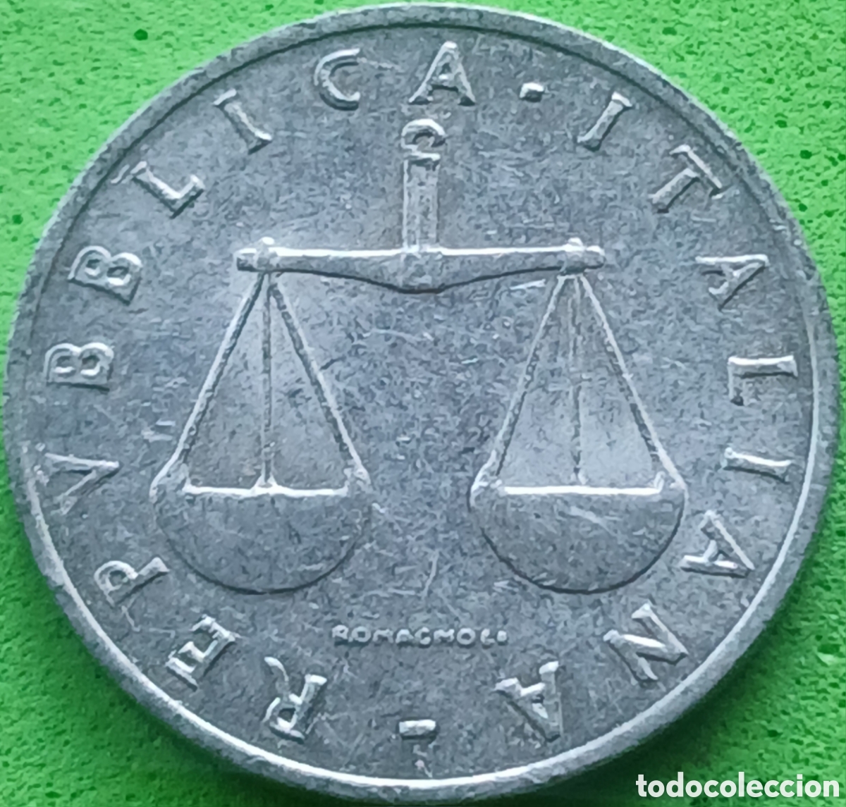 Monedas antiguas de Europa: Italia 1 lira 1954 km#91