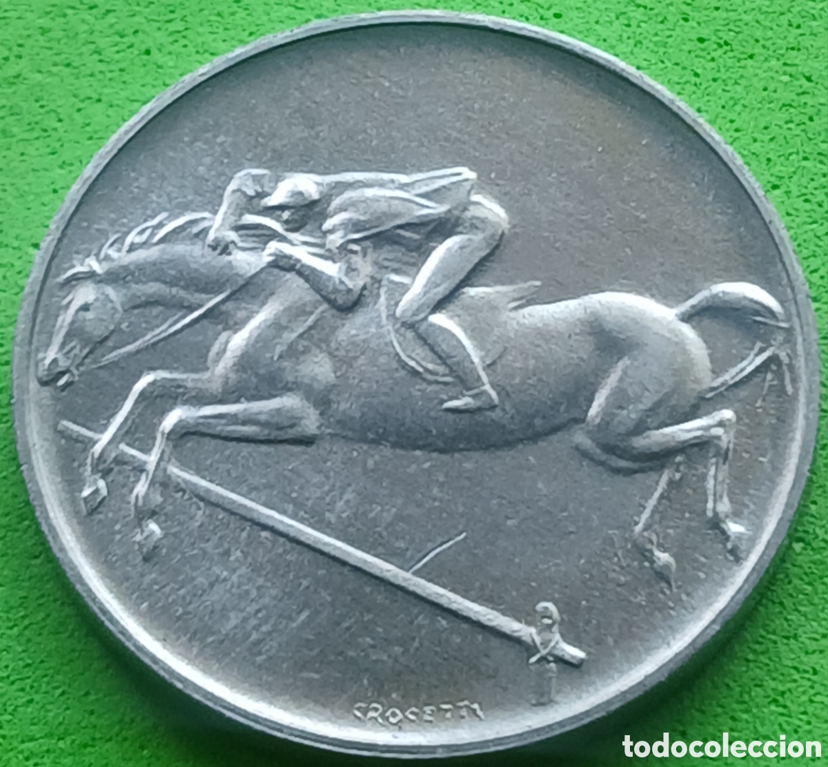 Monedas antiguas de Europa: San Marino 10 liras 1980 km#105 XXII Juegos Ol&iacute;mpicos de Verano