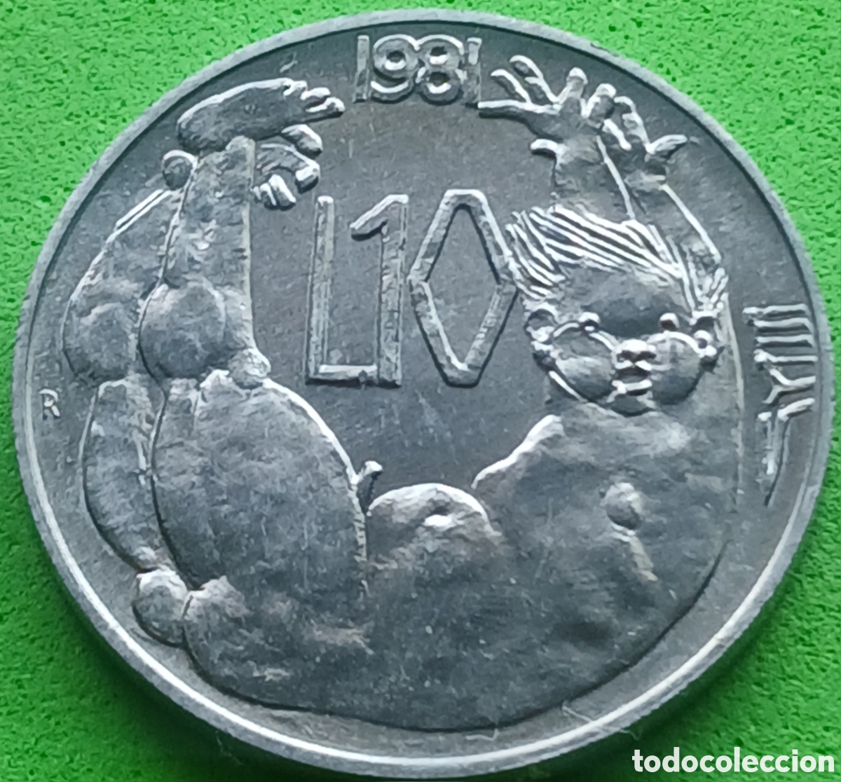 Monedas antiguas de Europa: San Marino 10 liras 1981 km#119 Paz