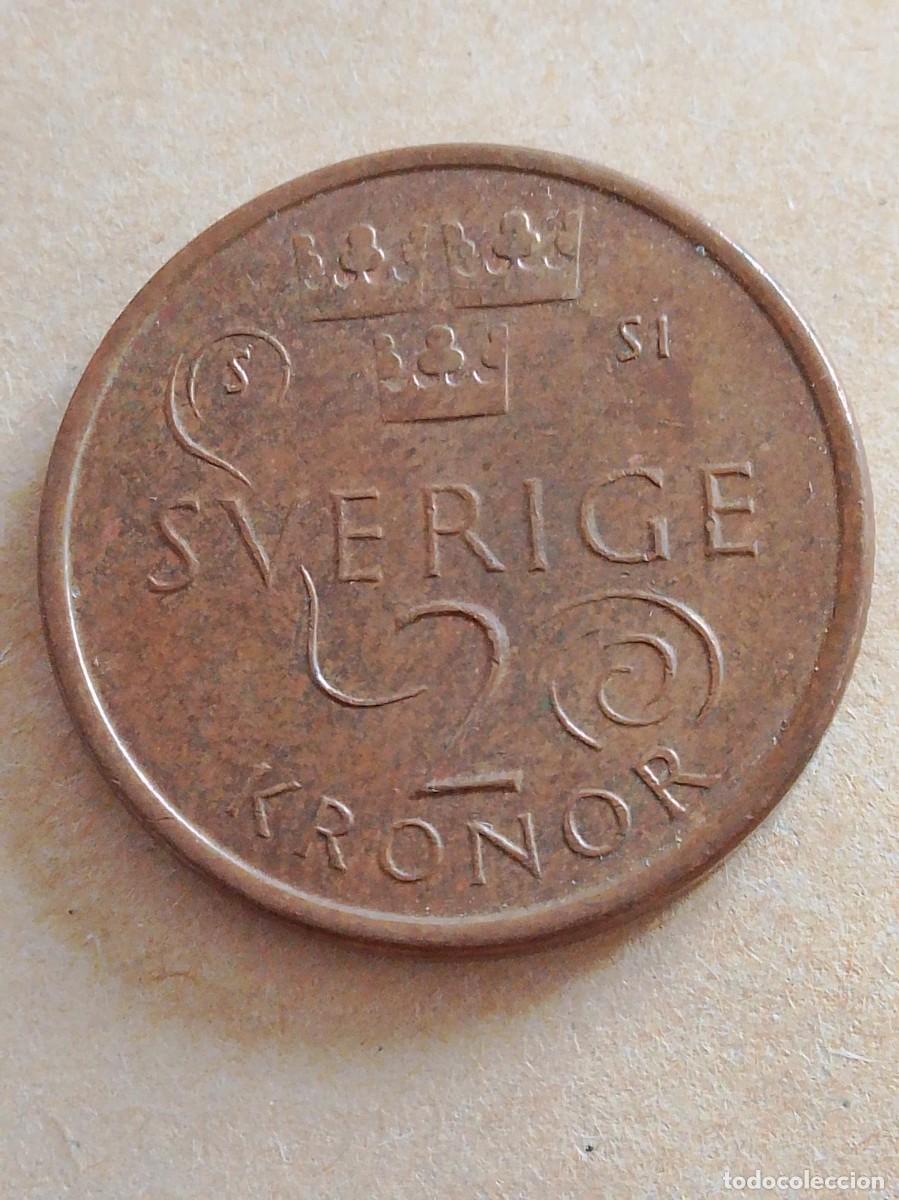 Monedas antiguas de Europa: Moneda 2 kronor Swerige 2020 - Foto 2