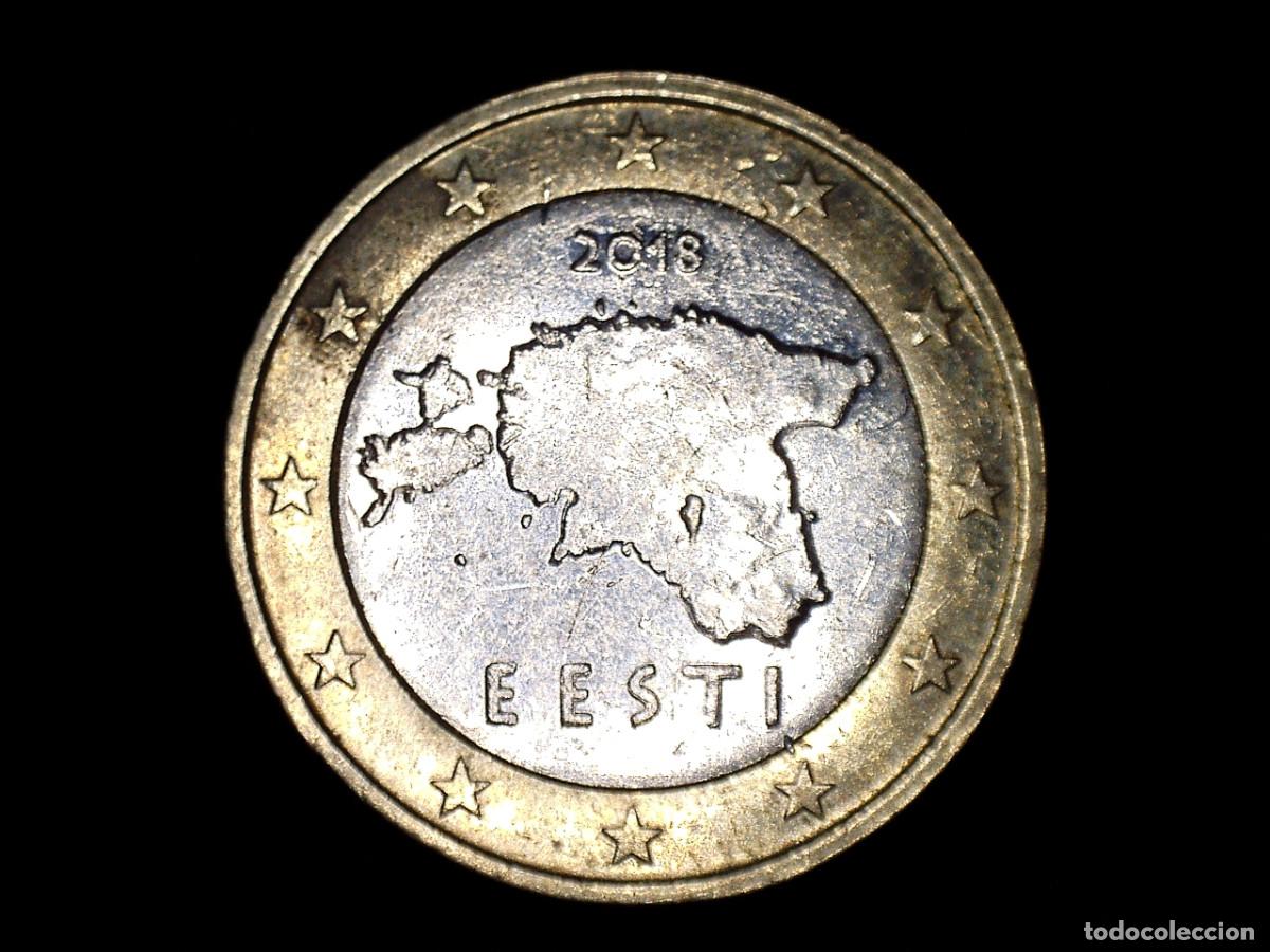 Monedas antiguas de Europa: 1 EURO ESTONIA 2018 CIRCULADA - MONEDAS USADAS EUROS EESTI