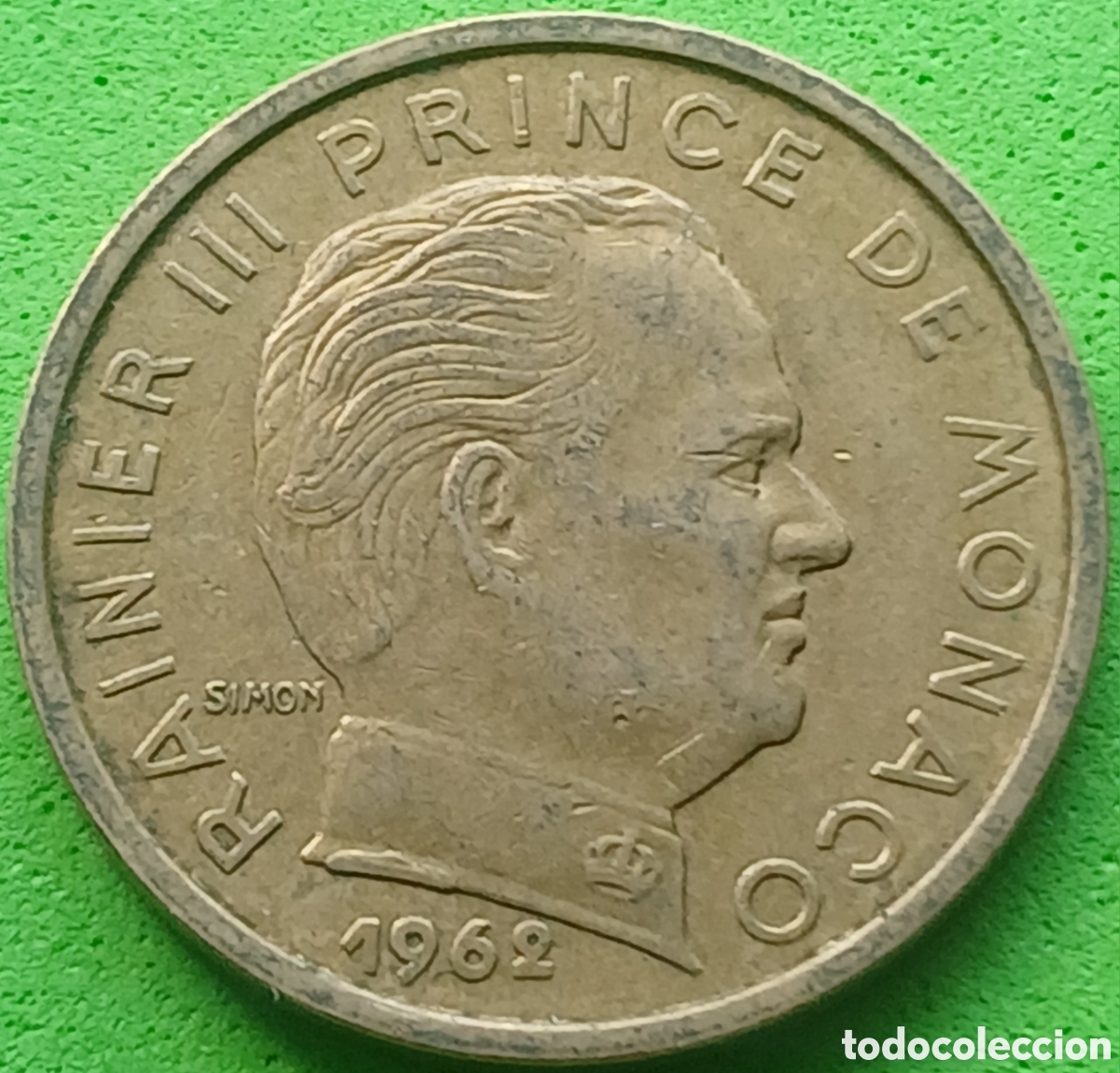 Monedas antiguas de Europa: M&oacute;naco 10 c&eacute;ntimos 1962 km#142 - Foto 2
