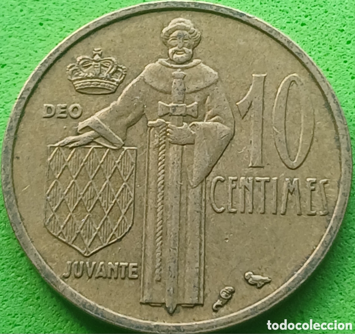 Monedas antiguas de Europa: M&oacute;naco 10 c&eacute;ntimos 1962 km#142