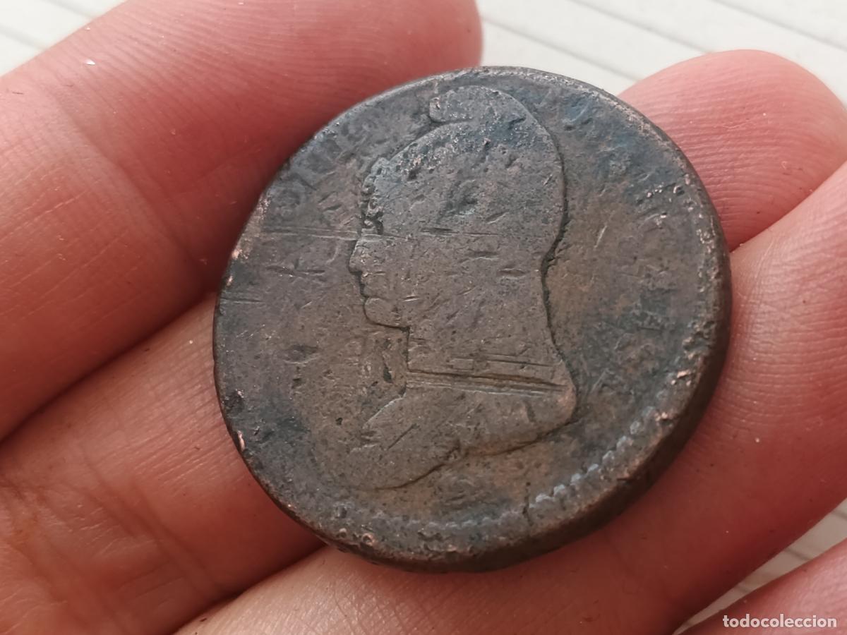 Monedas antiguas de Europa: Francia, moneda m&oacute;dulo grande. Revoluci&oacute;n francesa, A&ntilde;o 5