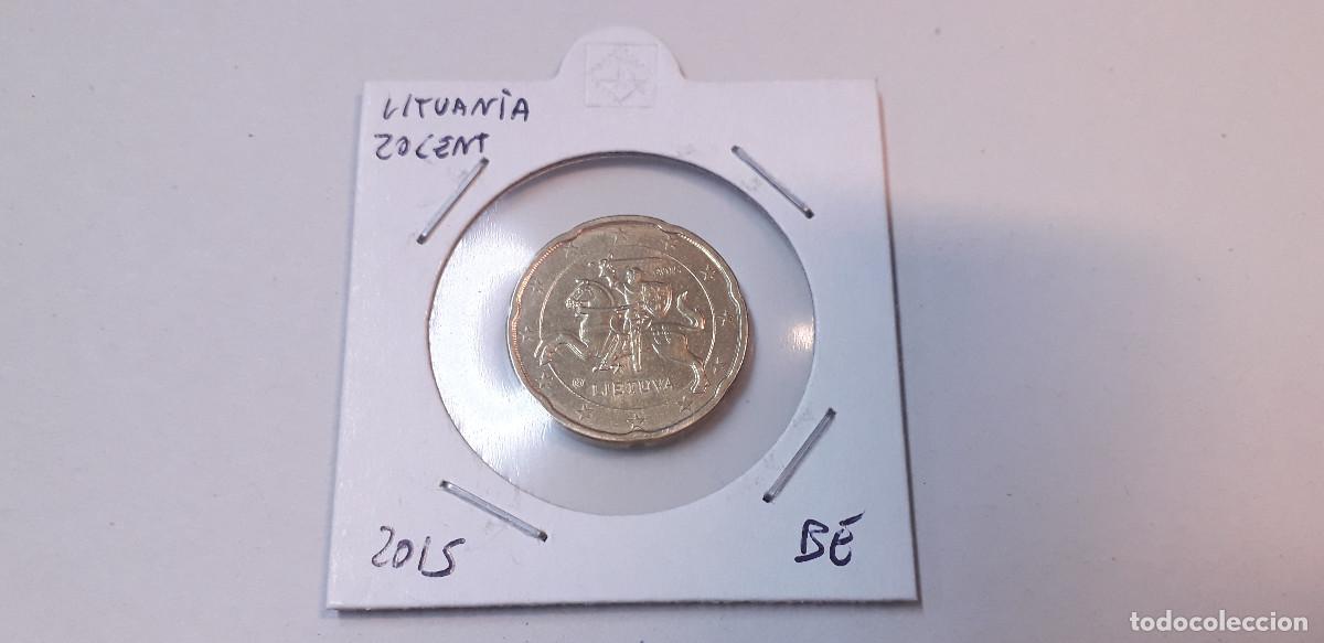 Monedas antiguas de Europa: 003835NUM-X0077-Lituania 20 cent &euro; -2015 -encartonada