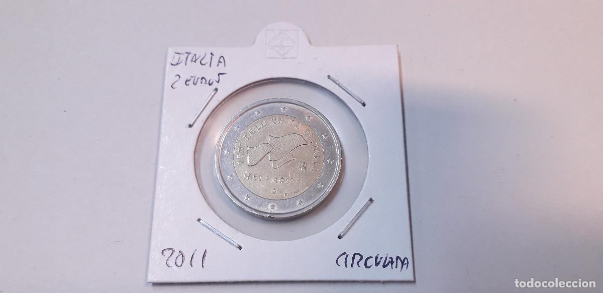 Monedas antiguas de Europa: 003837NUM-X0079-Italia 2 &euro; -2011 - 150&deg; aniversario de la unificaci&oacute;n de Italia -encartonada
