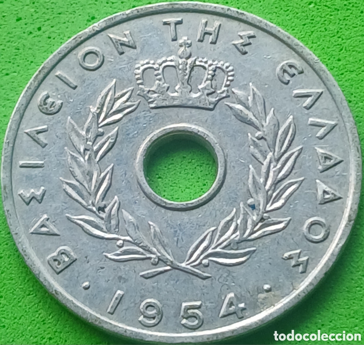 Monedas antiguas de Europa: Grecia 10 lepta 1954 km#78