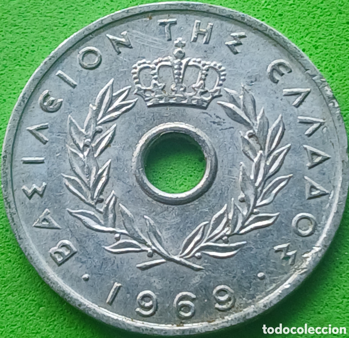 Monedas antiguas de Europa: Grecia 10 lepta 1969 km#78