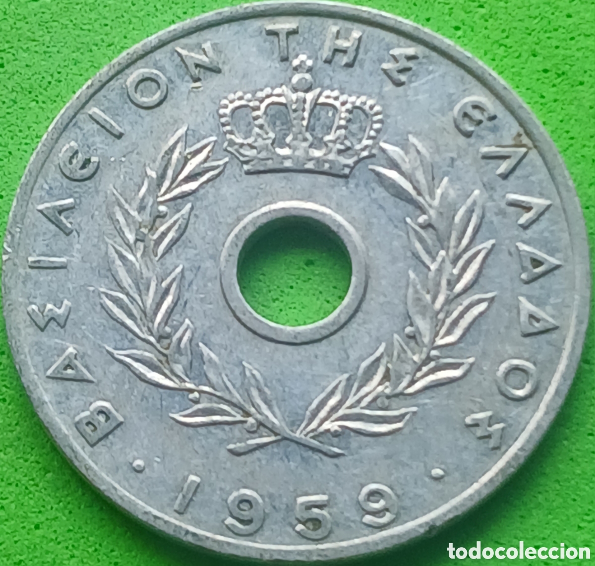 Monedas antiguas de Europa: Grecia 20 lepta 1959 km#79