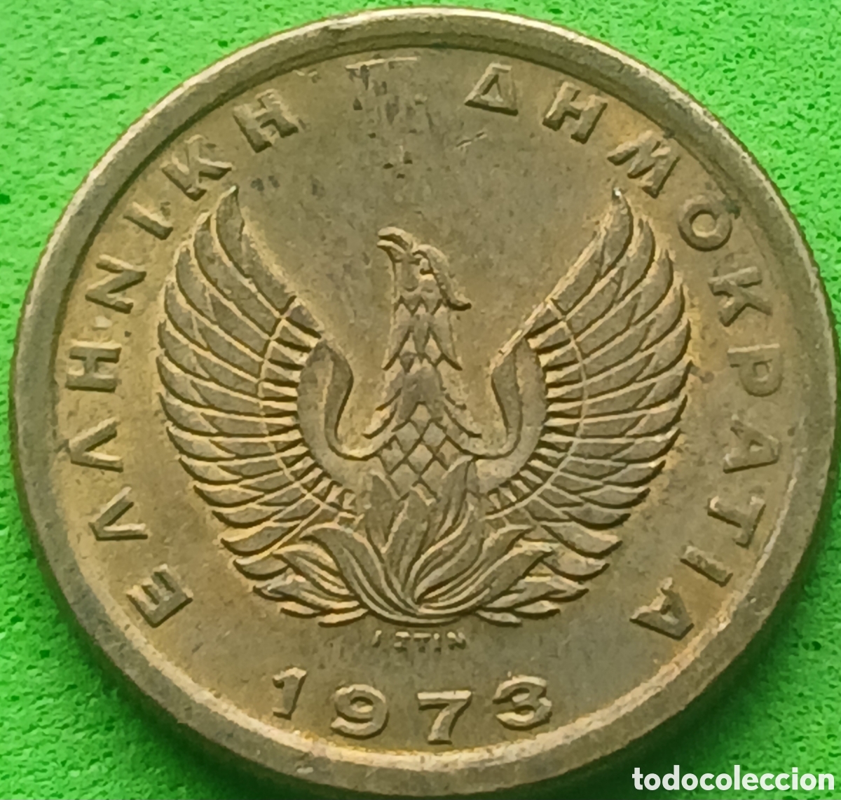 Monedas antiguas de Europa: Grecia 50 lepta 1973 km#106