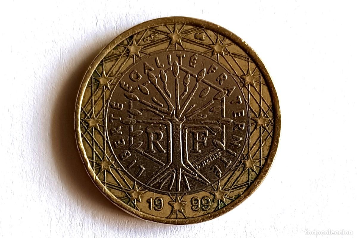Monedas antiguas de Europa: MONEDA 1 EURO - FRANCIA 1999 - CIRCULADA (3)