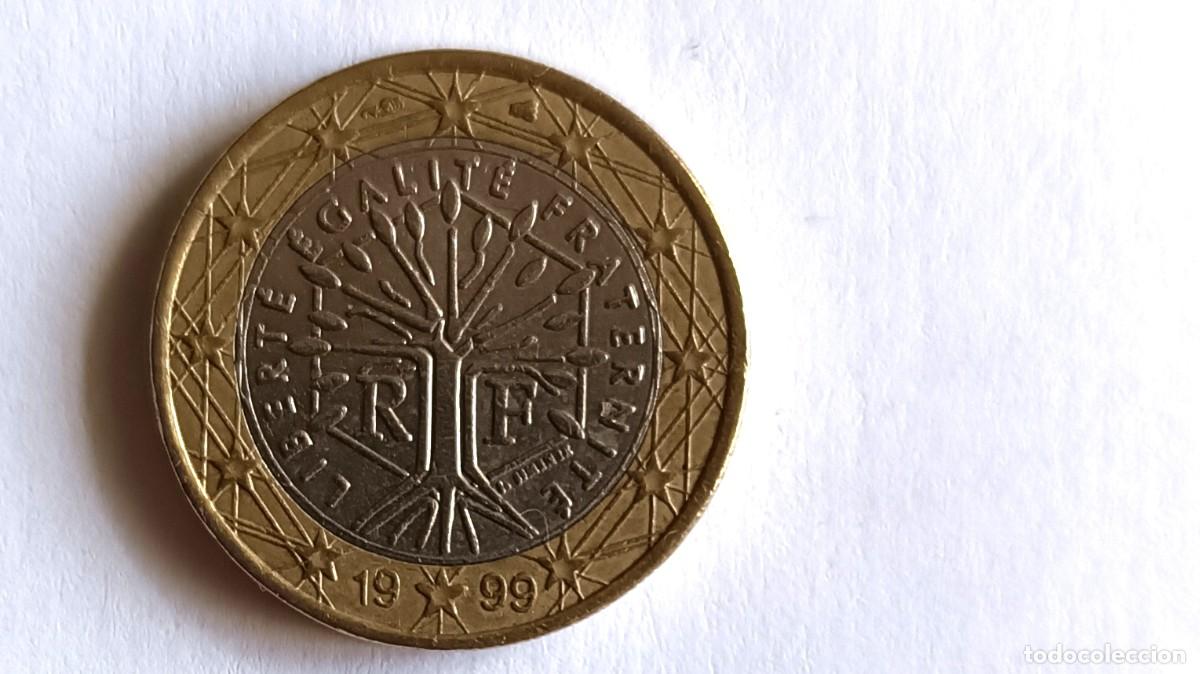 Monedas antiguas de Europa: MONEDA 1 EURO - FRANCIA 1999 - CIRCULADA (4)