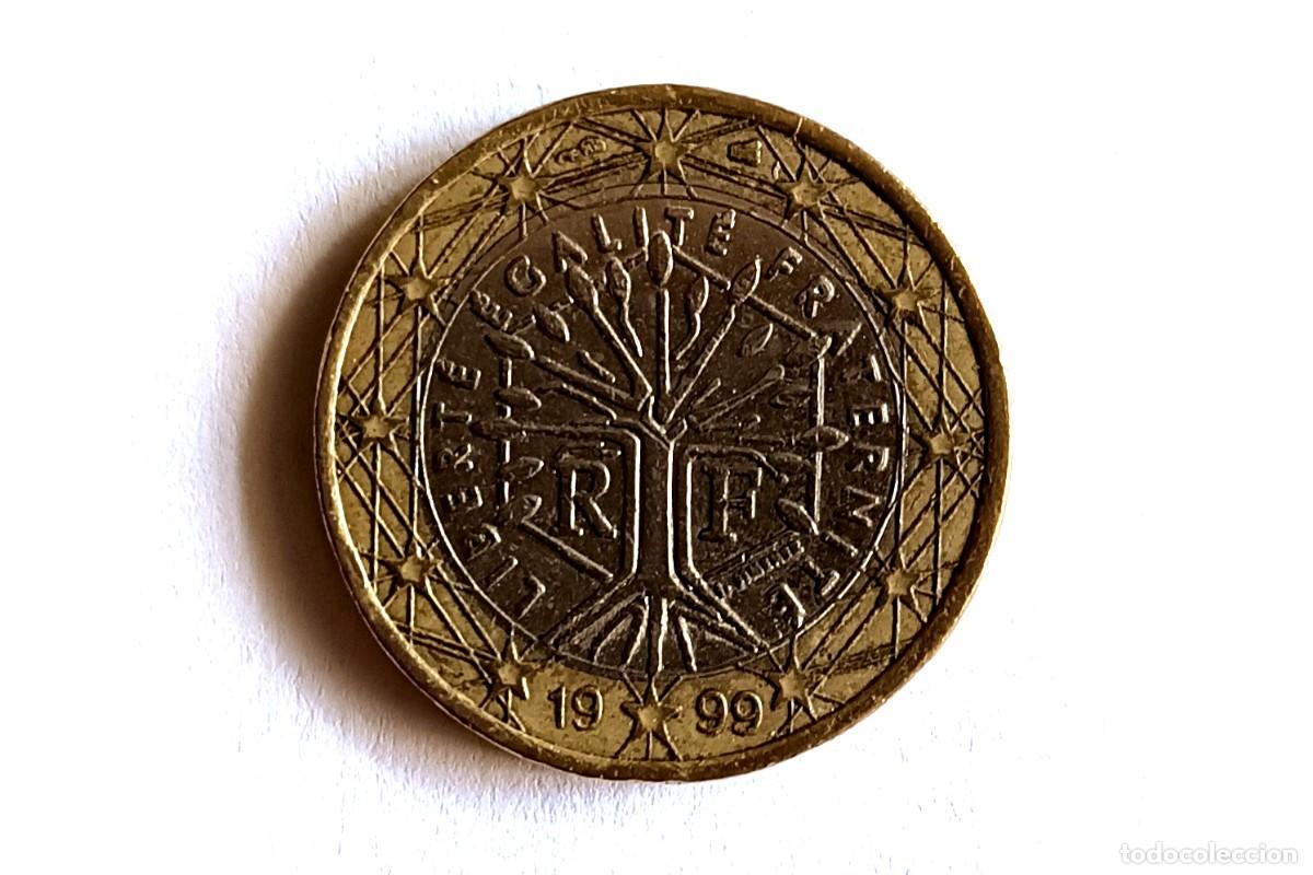 Monedas antiguas de Europa: MONEDA 1 EURO - FRANCIA 1999 - CIRCULADA (5)