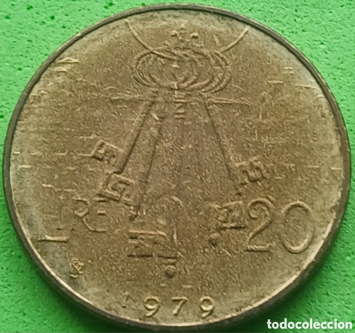 Moedas antigas da Europa: San Marino 20 liras 1979 km#93 &Oacute;rganos institucionales del estado