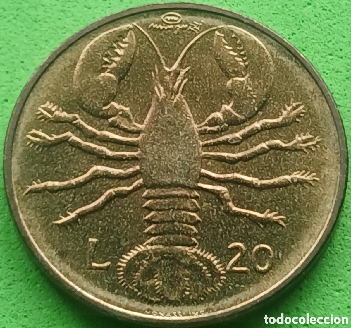 Moedas antigas da Europa: San Marino 20 liras 1974 km#34