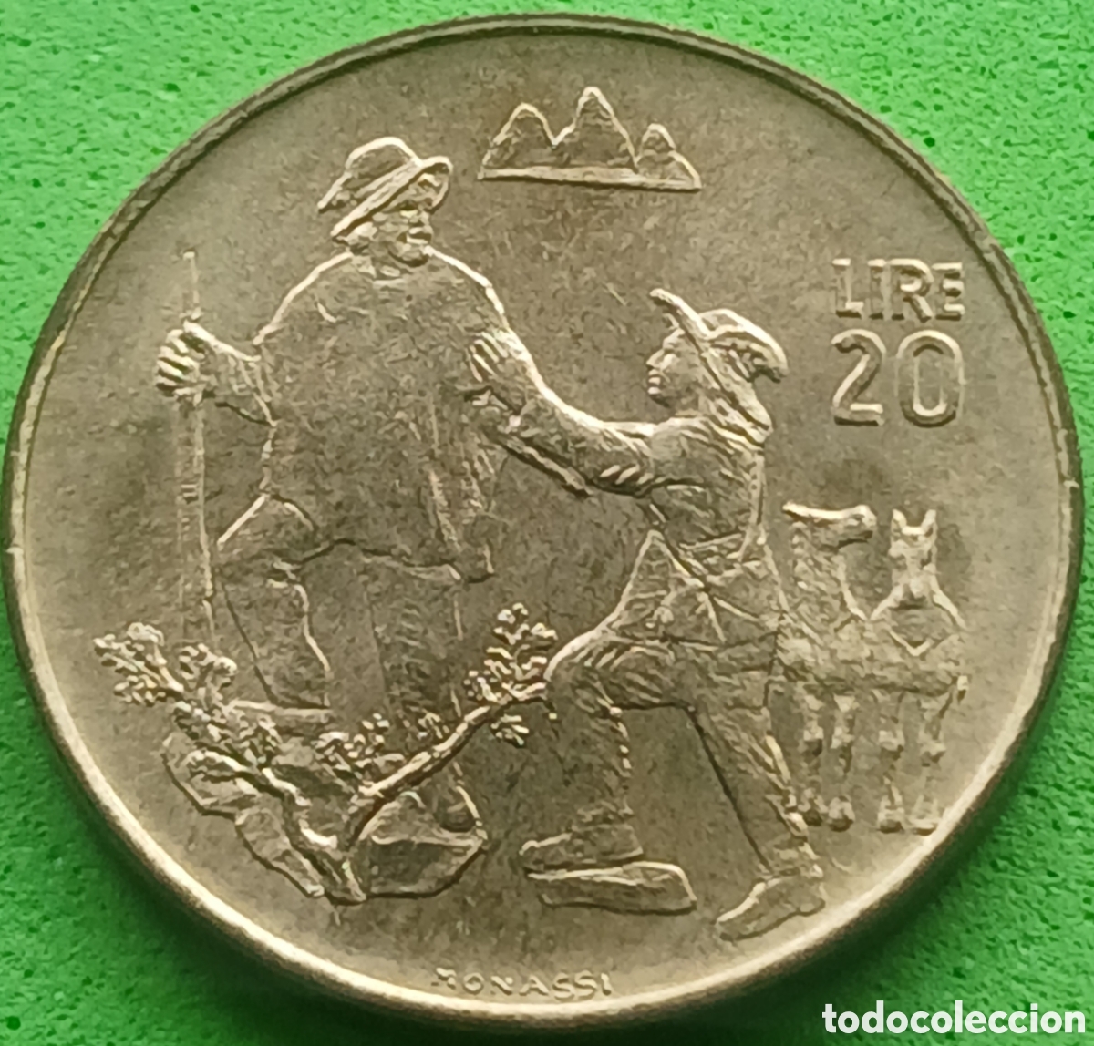 Moedas antigas da Europa: San Marino 20 liras 1972 km#18