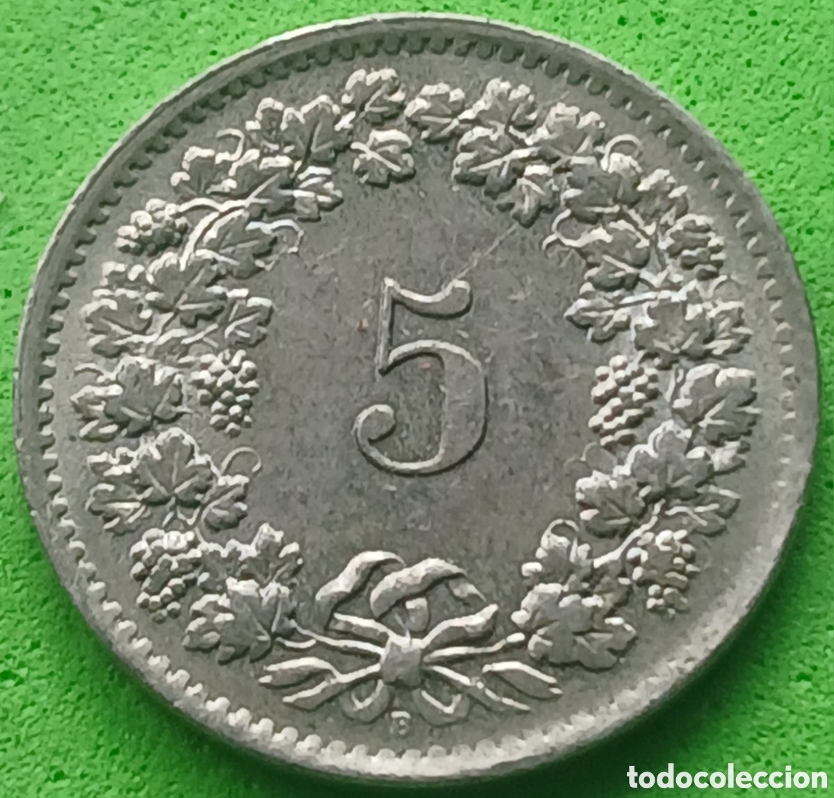 Monedas antiguas de Europa: Suiza 5 c&eacute;ntimos 1963 km#26 - Foto 2