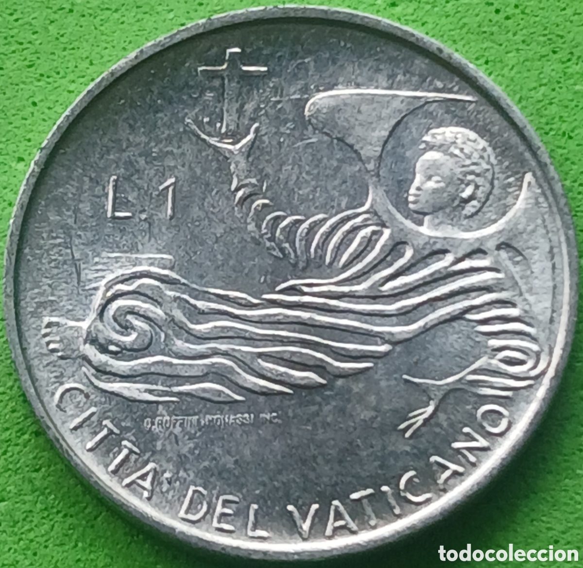 Old Coins of Europe: Ciudad del Vaticano 1 lira 1969 km#108