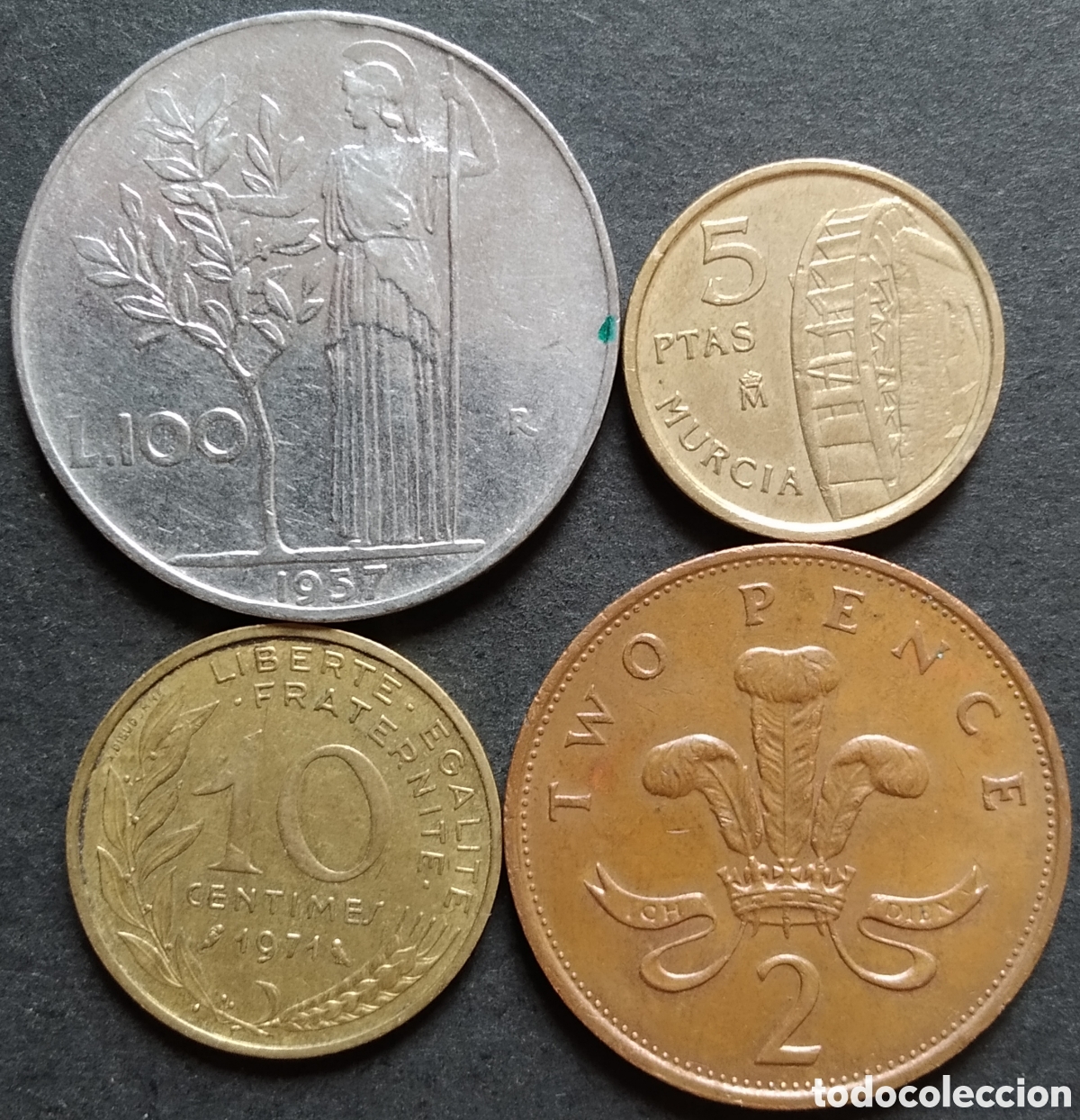 Monedas antiguas de Europa: LOTE MONEDAS N&deg; 0211 - LOTE DE 4 MONEDAS INTERNACIONALES
