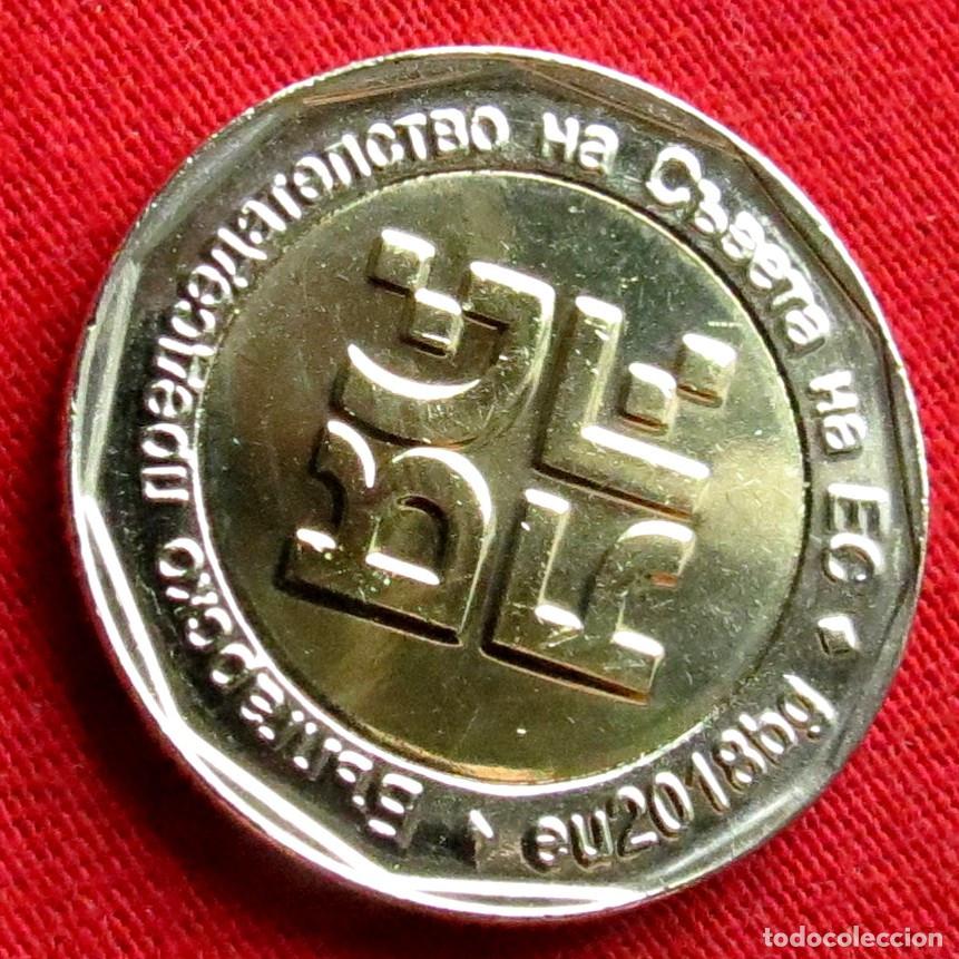 Monedas antiguas de Europa: Bulg&aacute;ria 2 leva 2018 EU UNC