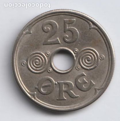 Monedas antiguas de Europa: Islas Feroe 25 ore 1941 KM# 5