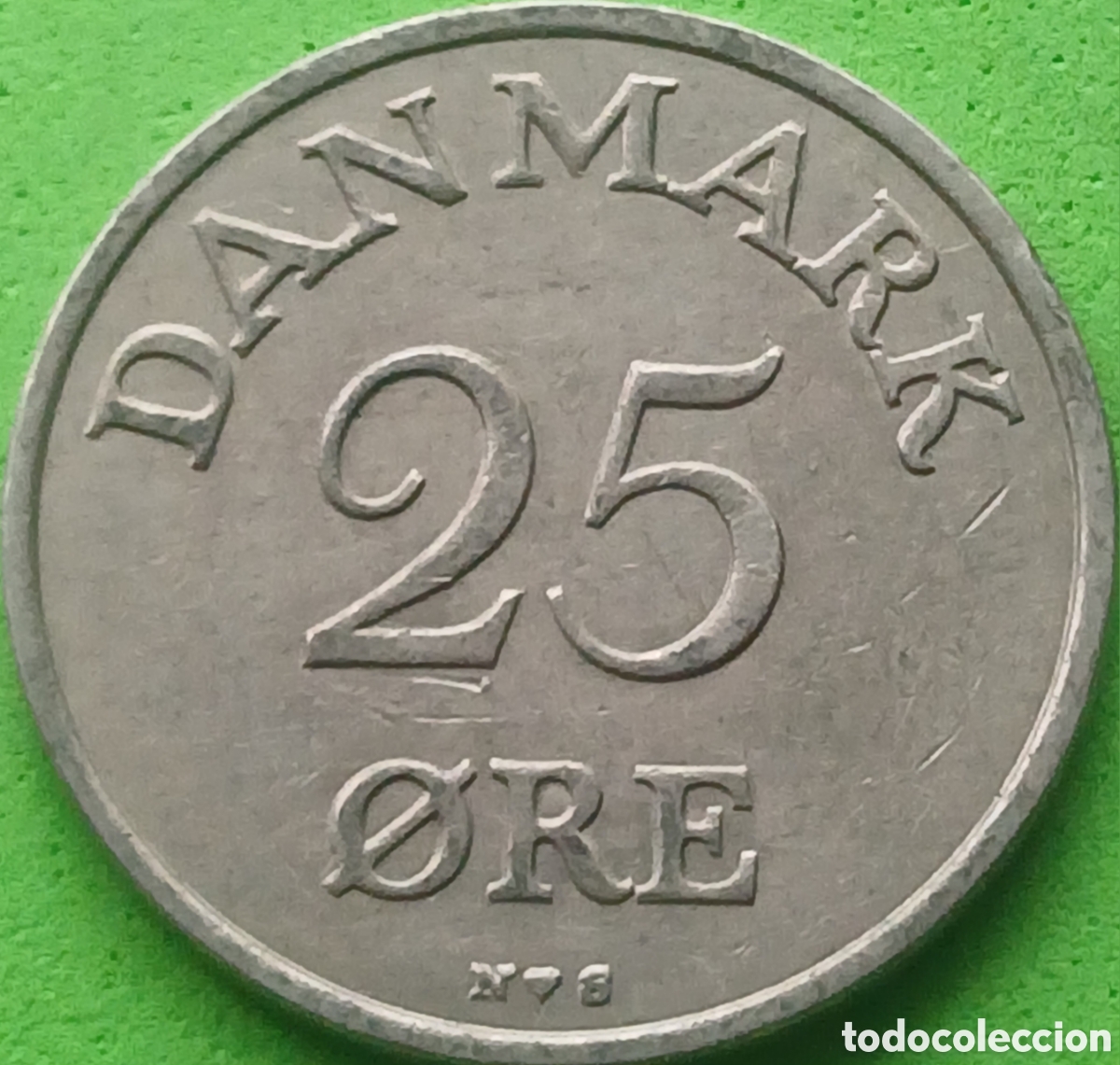 Monedas antiguas de Europa: Dinamarca 25 ore 1954 km#842