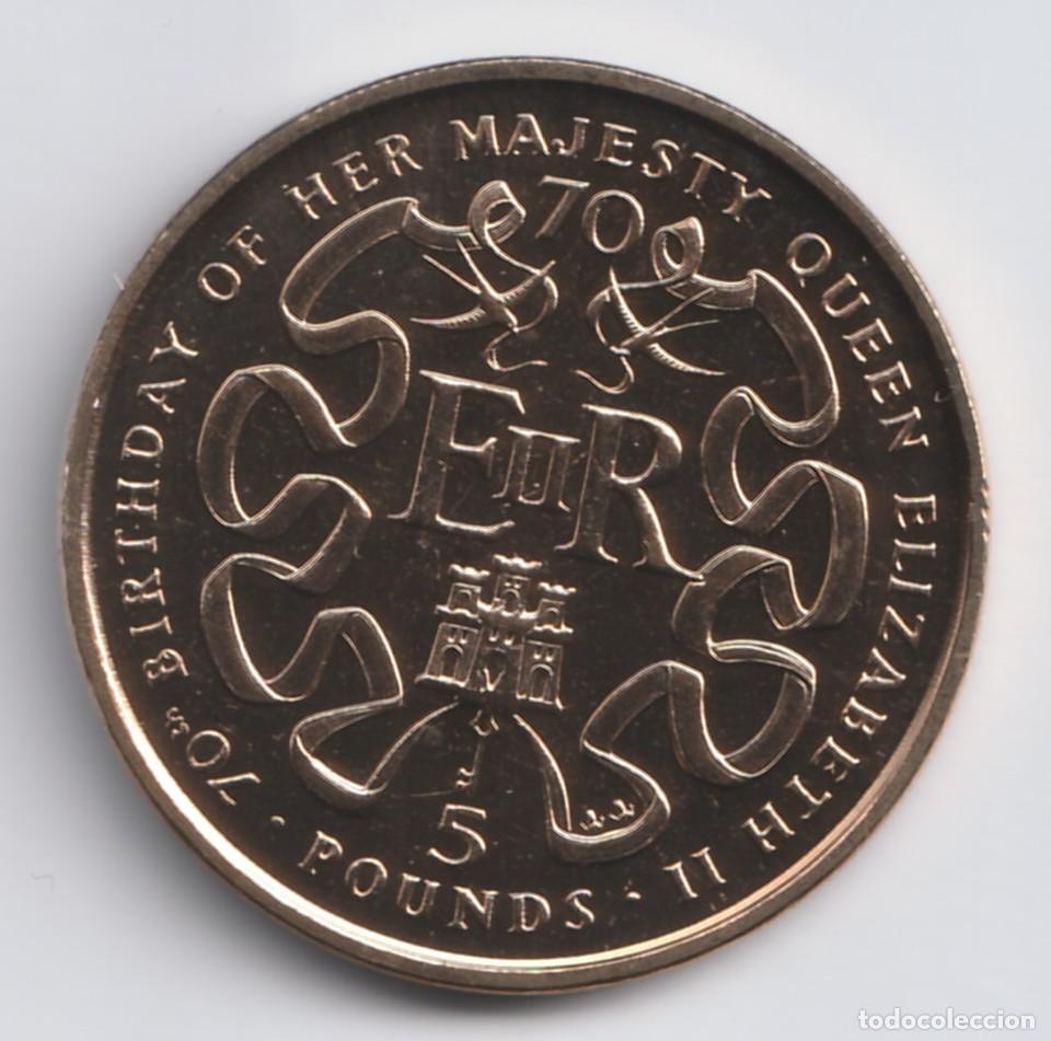 Monedas antiguas de Europa: Gibraltar 5 libras, Isabel II 1996 KM# 354