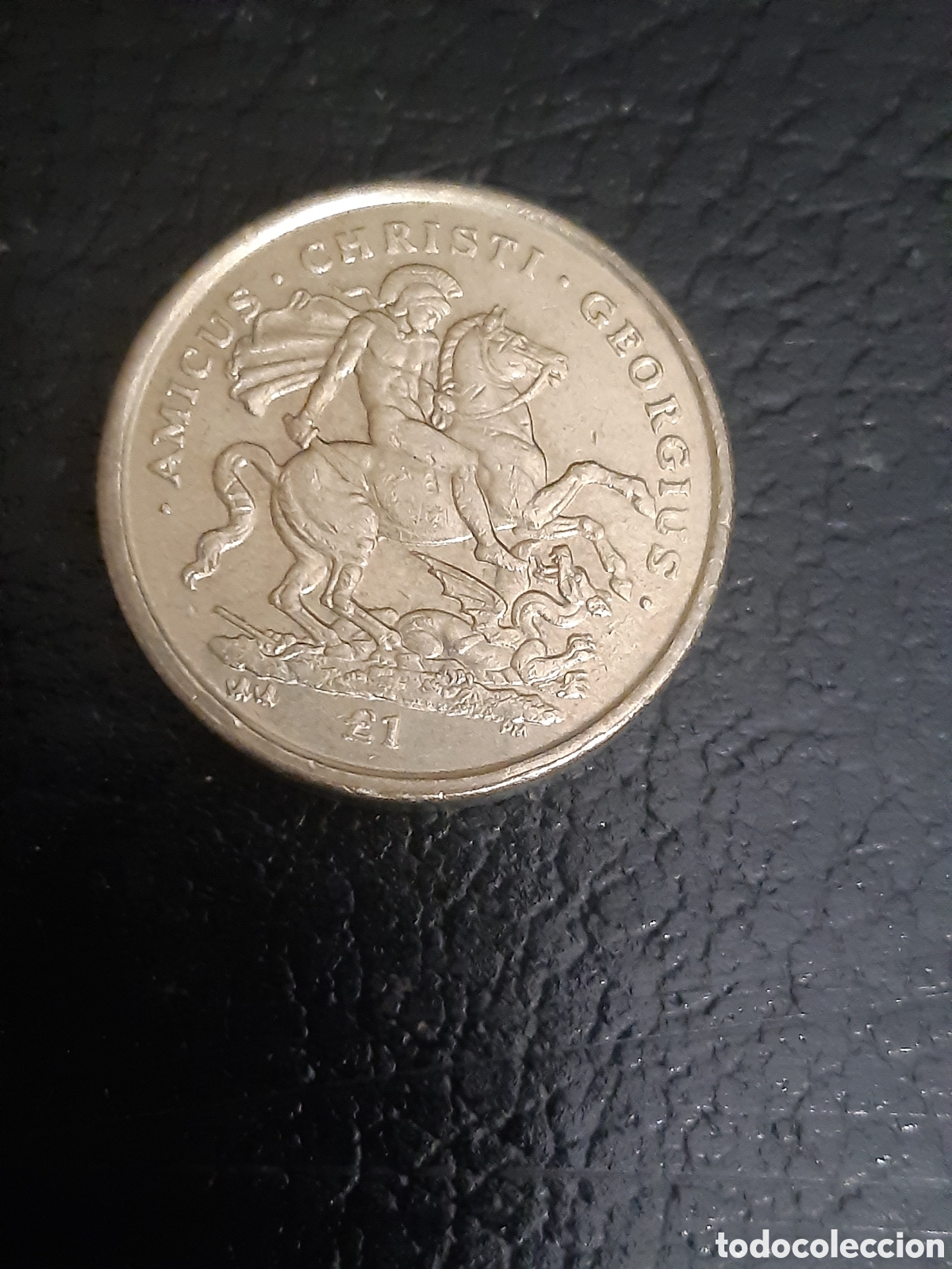 Monedas antiguas de Europa: Moneda Gibraltar 1 libra 2003 - Foto 2