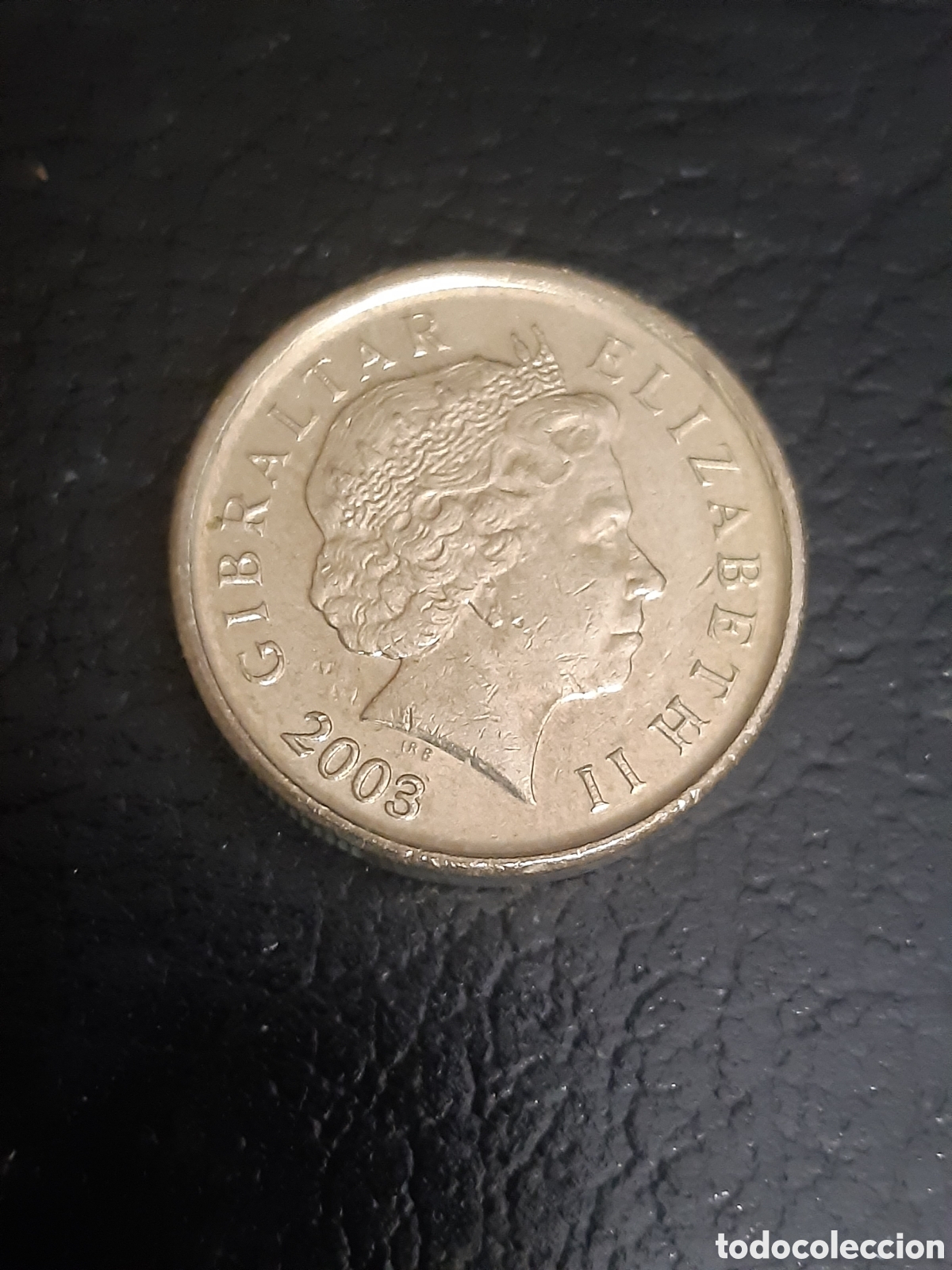 Monedas antiguas de Europa: Moneda Gibraltar 1 libra 2003