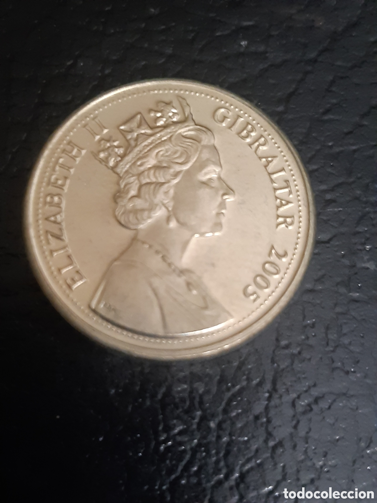 Monedas antiguas de Europa: Moneda Gibraltar 1 libra 2005