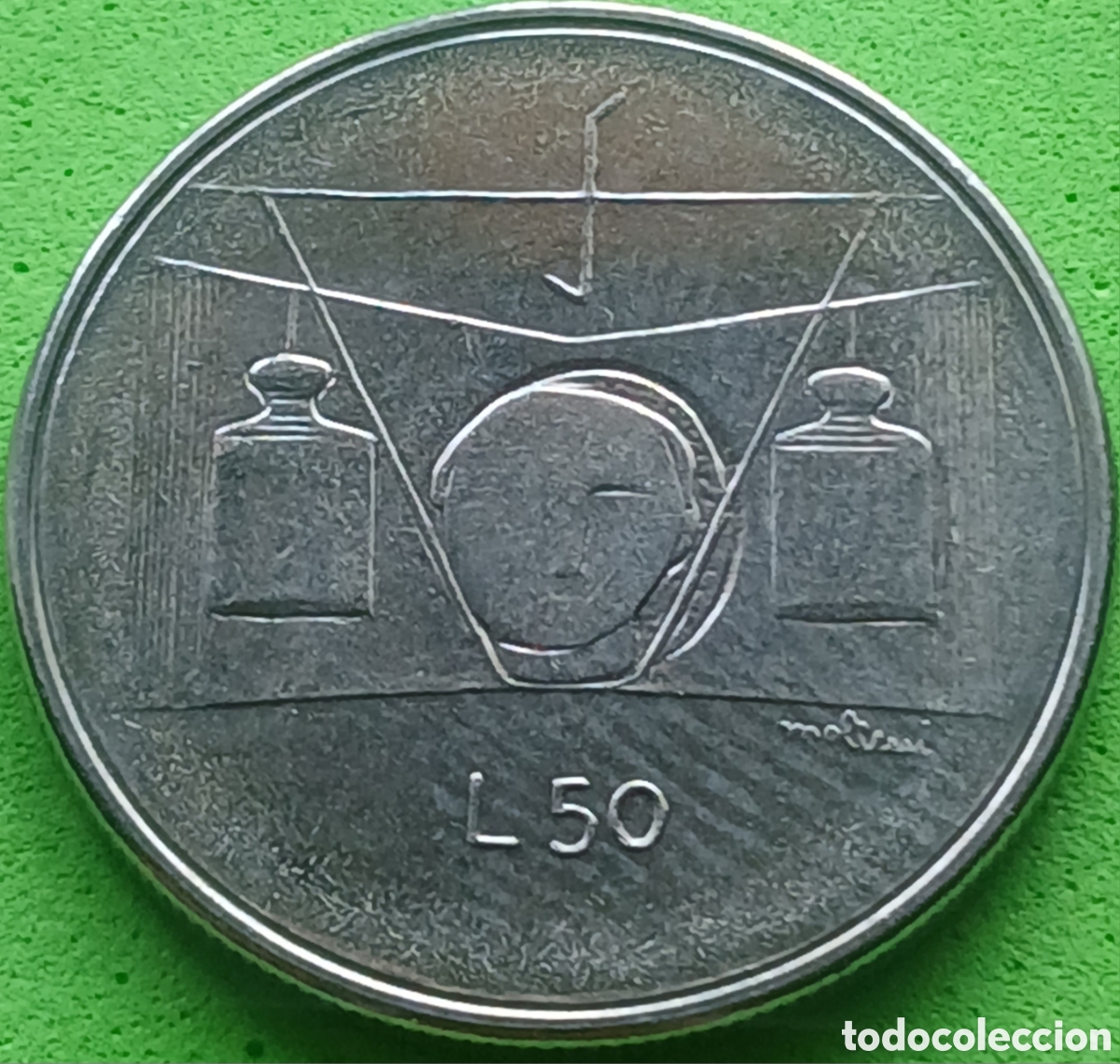Monedas antiguas de Europa: San Marino 50 liras 1976 km#56 Rep&uacute;blica