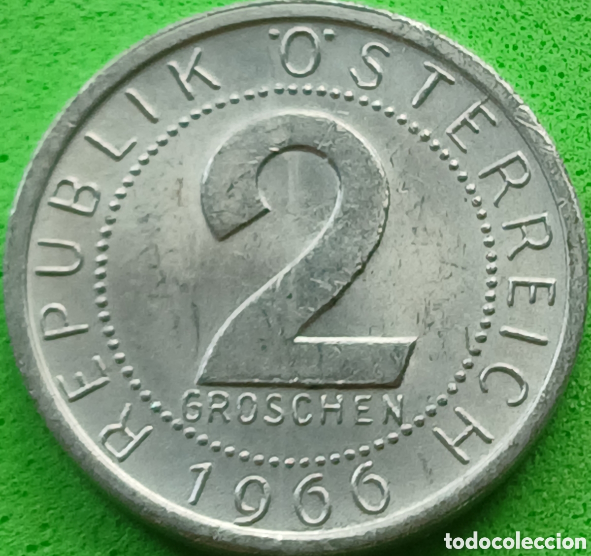 Monedas antiguas de Europa: Austria 2 groschen 1966 km#2876 - Foto 1