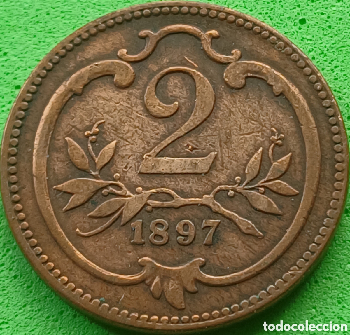Monedas antiguas de Europa: Austria 2 hellers 1897 km#2801