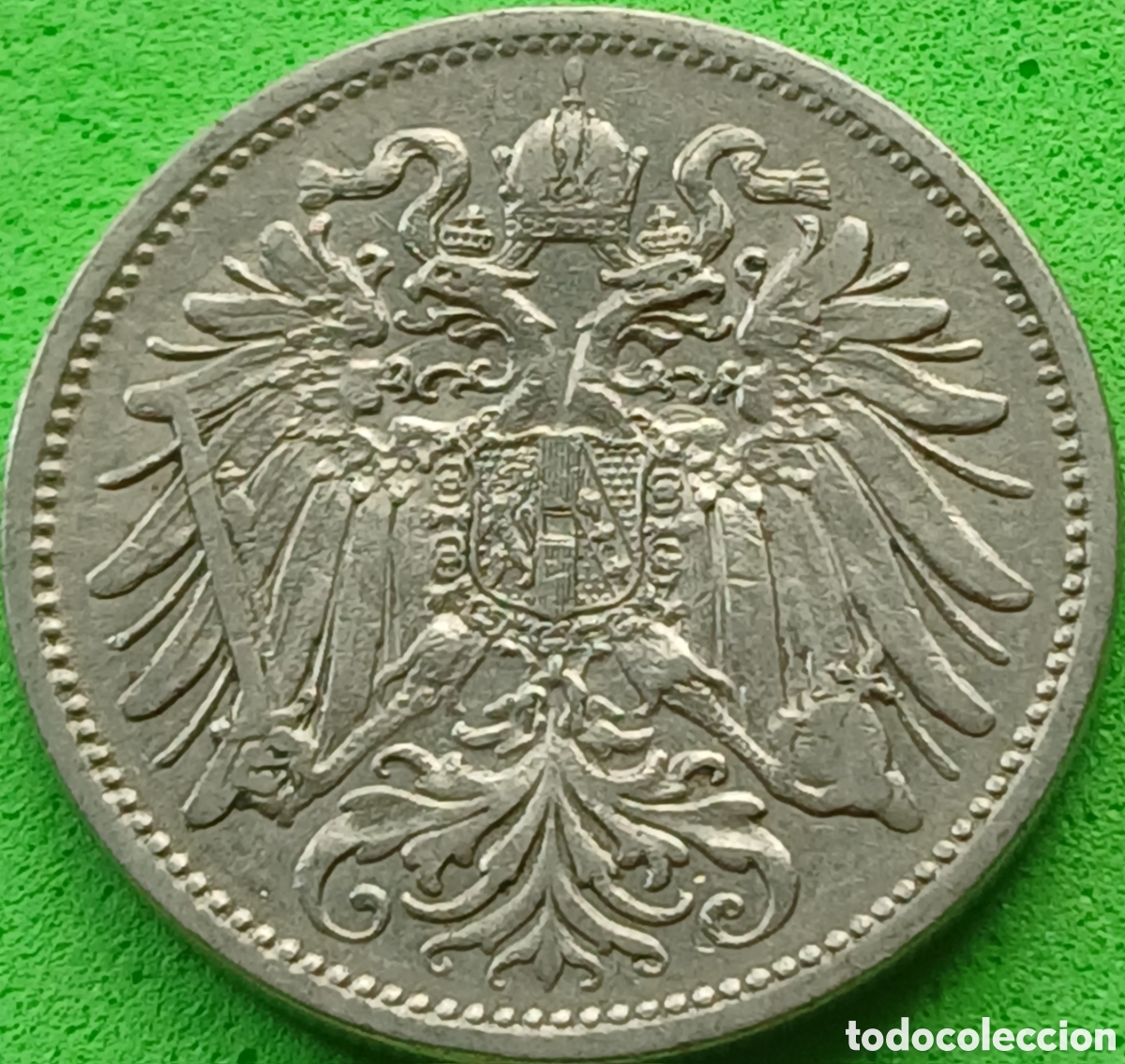 Monedas antiguas de Europa: Austria 20 hellers 1911 km#2803 - Foto 2