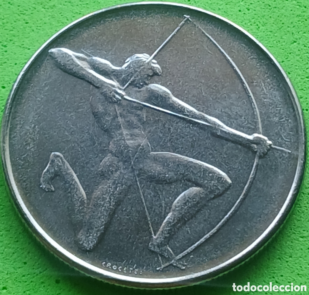Monedas antiguas de Europa: San Marino 100 liras 1980 km#108 XXII Juegos Ol&iacute;mpicos de Verano
