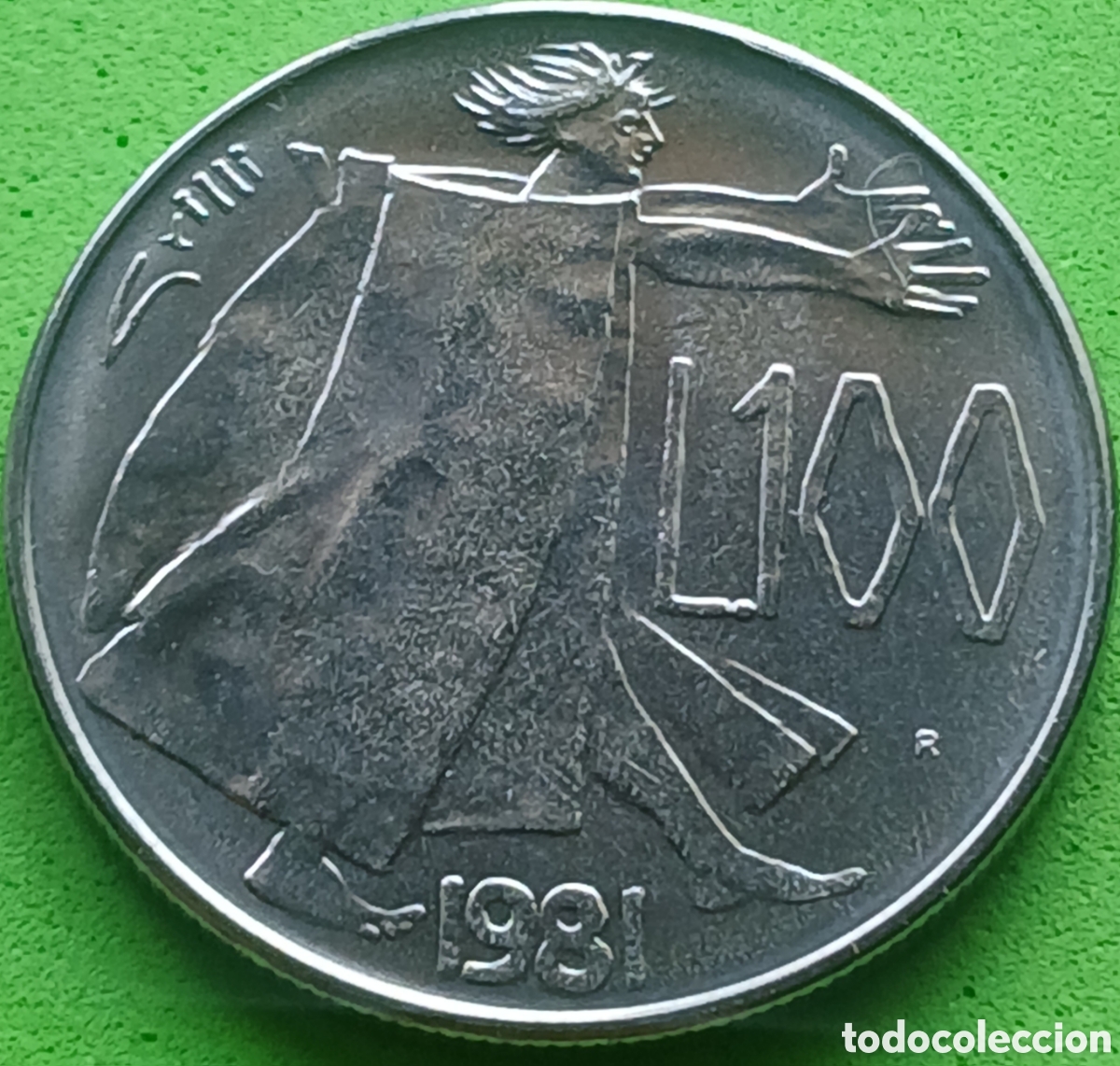 Monedas antiguas de Europa: San Marino 100 liras 1981 km#122 Paz