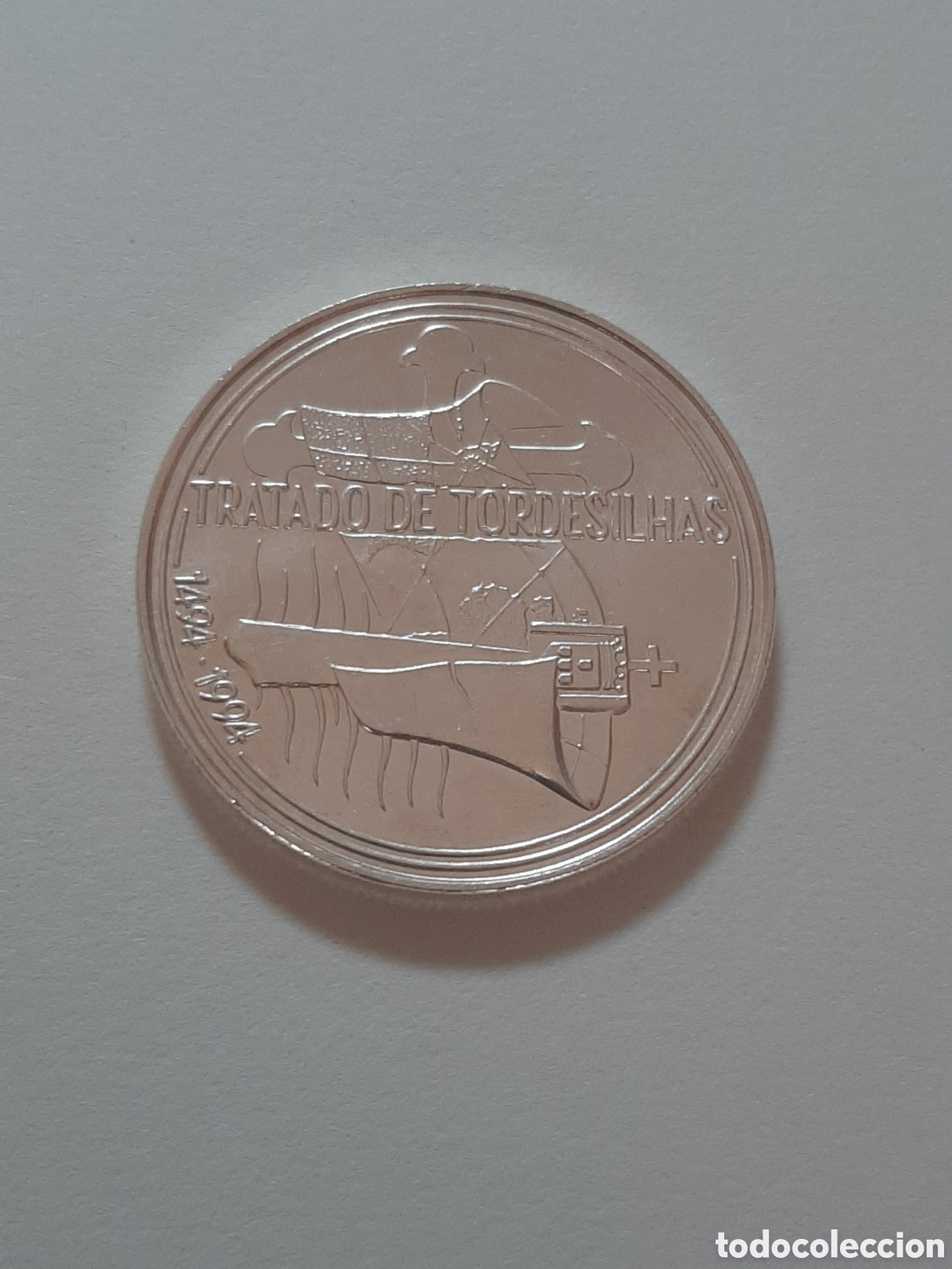 Monedas antiguas de Europa: PORTUGAL 1000 ESCUDOS PLATA 1994 (500 ANIVERSARIO DEL TRATADO DE TORDESILLAS)