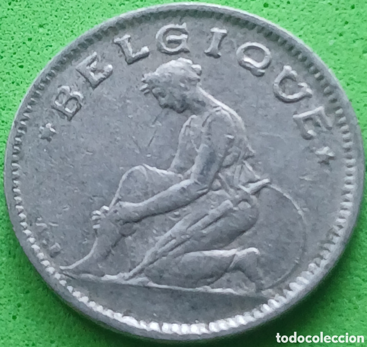 Monedas antiguas de Europa: B&eacute;lgica 50 c&eacute;ntimos 1923 km#87 Belgique