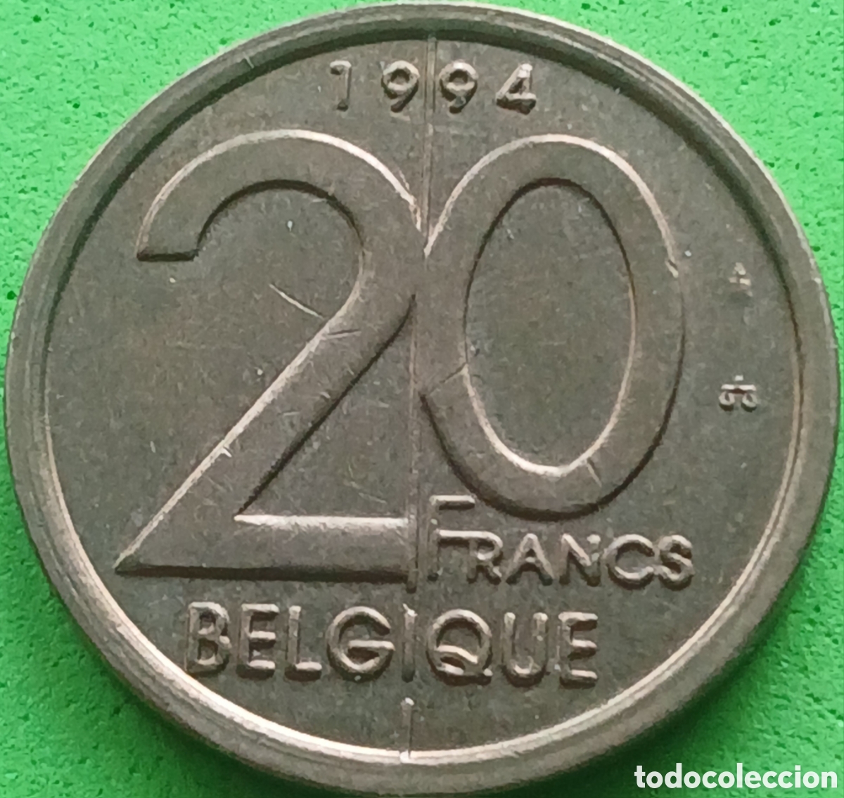 Old Coins of Europe: B&eacute;lgica 20 francos 1994 km#191 Belgique